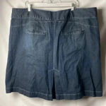 Lane Bryant NWT WO SIZE 26 DENIM MIDI DENIM SKIRT PLEATS POCKETS Photo 6