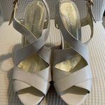 Adrianna Papell Ivory Strappy Heels Photo 0