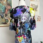 Patrizia Pepe Designer Graphic Stretchy Bodycon Dress size 10 Medium Purple Photo 8