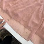 BCBGMAXAZRIA  Dress Womens 12 Pink Misty Pleated Lace Back Maxi‎ Photo 9