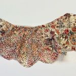 Victoria's Secret Victoria Secret Strapless Ruffle Flounce Bandeau Floral Bralette Bra Size XS NEW Photo 4