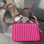 Michael Kors Jet Set Charm Medium Camera Bag in Wild Berry, New w/Tag $298 Photo 2