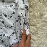 Current/Elliott Dress The Fray Edge Shift Mini Sugar Viney Floral White Blue 3 Photo 6