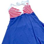 None Navy blue & red stripe nautical halter bathing suit cosplay outfit new with tags Photo 1