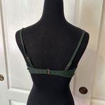 Shade & Shore DARK GREEN BALCONNETTE UNDERWIRE SWIM TOP Photo 5