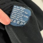 Ralph Lauren  Long Sleeve Collared Shirt Dress Pima Cotton Fade Black Wash Sz S Photo 5