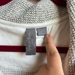 Sweaty Betty  Restful Boucle Half Sweatshirt Sz 8‎ Cream Heather Photo 3
