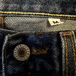 Brandy Melville John Galt Denim Shorts Booty Frayed Hem Mid Rise Dark Wash M 30" Photo 2