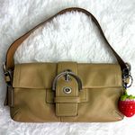 Coach Vintage Y2k Soho Saddle Tan Flap Shoulder Bag Photo 0