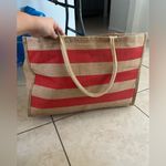 Saks 5th Avenue Saks fifth avenue large canvas tote bag Photo 3