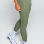 Girlfriend Collective  High Waisted Olive Green Leggings Workout Gym Photo 0