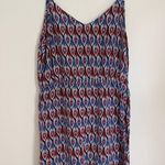 Amanda Uprichard 100% Silk Slip Dress Peacock Print Blue Red Yellow Size L Photo 1