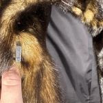 Pamela McCoy Faux Fur Light Dark Brown Color Snap Button Closure Jacket size 1X Photo 9