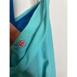 Red Carter  Women's Size 10 Macrame High Neck One Piece Swimsuit Blue NWT Photo 7