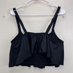 Torrid Black Adjustable Convertible Wireless Straight Flounce Bikini Top Size 2X Photo 9