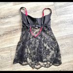 Victoria's Secret Victoria Secret black lace lingerie with red built in underwire bra Photo 1