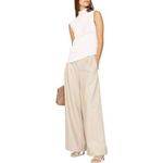 Saunders Collective Wide Leg Faux Leather Pants size 10 Photo 4