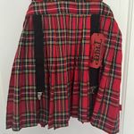 Tripp NYC NWT  Red Plaid Mini Dress Sz M Photo 3