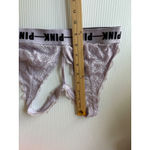 PINK - Victoria's Secret ‎ Lace Bralette Racerback Light Purple Bra Size M Photo 2