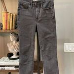 Madewell Stovepipe Jeans Raw-Hem Edition Banberry Wash Womens Size 25 Photo 4