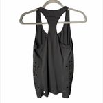 Fabletics  Floral Eyelet Workout Tank‎ Black Photo 1