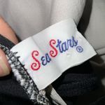 Vintage 80’s Sea Stars Black Swimsuit Dress Padded Beach Pool Summer Vacay 14 Photo 6