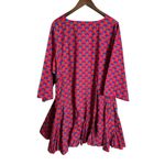 Rhode Ryan Dress in Red Retro Rainbow Print Mini Womans XL Photo 1