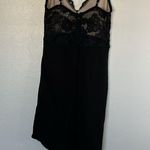 Revamped EUC  Lace Black Cream Dress size S Photo 5