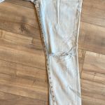 Current/Elliott  The Cropped Straight Channing Destroyed Jeans Light Wash Sz 28 Photo 10