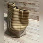 Kate Spade  Patent Leather Purse Shoulder Bag Striped Neutral Photo 9