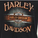 Harley Davidson HARLEY-DAVIDSON Black Orange V Neck Graphic Tee Elk River, MN Photo 2