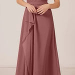 Azazie  Dawn Bridesmaid Dress Size A2 Desert Rose
RN155143 Photo 0