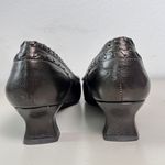 Stuart Weitzman  Women’s Tassel Loafers Size 6 Pewter Brown‎ Whipstitch Leather Photo 3