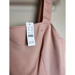 J.Crew Sleeveless Square Neck A-Line Blush Dress in Gramercy Twill NWT Sz. 10 Photo 3