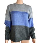 Urban Outfitters NWT  Size L Colorblock Stripe Sweater Lumiere Photo 3