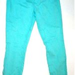 J Brand New $178 Designer Jeans Womens 30 Aqua Blue Teal Super Skinny Columbia Photo 2