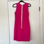 L'Agence  Pink Draped Front 100% Silk Mini Sleeveless Dress Women's Size 4 Photo 7