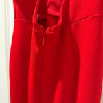 Selfie Leslie Pearl Ruffle Strap High Low Hem Dress Red XS Photo 5