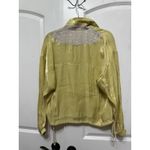 Mystree  Yellow NWT Jacket With Tan Star Detail Around Neckline Photo 5