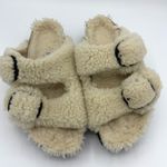 Birkenstock papillio women’s Arizona big buckle shearling slip on sandal sz 40/9 Photo 1