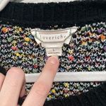 Love Riche  multicolor vibrant checkered sweater size large Photo 2