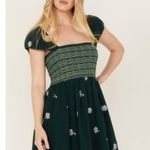 Free People  Tory Embroidered Mini Dress XS Photo 2