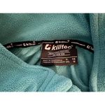 Killtec 1/4 Zip Up Light Fleece Jacket Women's 16(L) Teal Mock Neck Long Sleeve Size L Photo 6