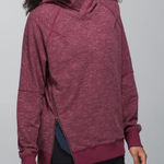 Lululemon  Women’s Om & Roam Pullover Heathered Marled Rust Berry Size 6 Photo 0