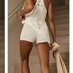 Free People NEW!  MOVEMENT Hot Shot Mini Dress WHITE Boho XS XSMALL Shorts Romper Photo 0