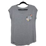 Maurice's Heather Gray Be The Good Flower Graphic Tee Photo 0