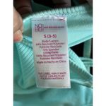 No Boundaries No‎ Boundaries Turquoise Bikini Triangle Top (XL) Cheeky Bottom (Sm) Ruffle Tie Photo 5