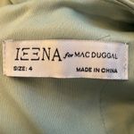 Mac Duggal Ieena for  Jewel Neck Sleeveless Mini Dress Ruffle Skater Skirt Size 4 Photo 6