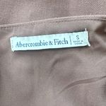 Abercrombie & Fitch  Chocolate Brown Menswear Inspired Mini Skirt Asymmetrical Sm Photo 4