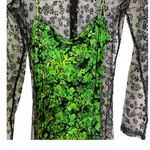 NEW Stine Goya Ibi Floral Pointilism Mesh Overlay Dress with Flaw Size XS Photo 11